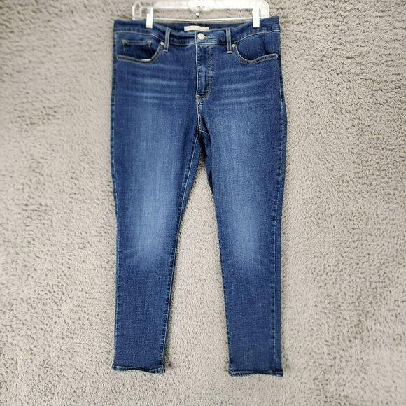 Levis Jeans Womens 32 311 Medium Wash Stretch Mid Rise Shaping Skinny - Picture 2 of 16